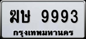 ทะเบียนรถ ฆษ 9993 ผลรวม 0