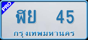 ทะเบียนรถ ฬย 45 ผลรวม 0